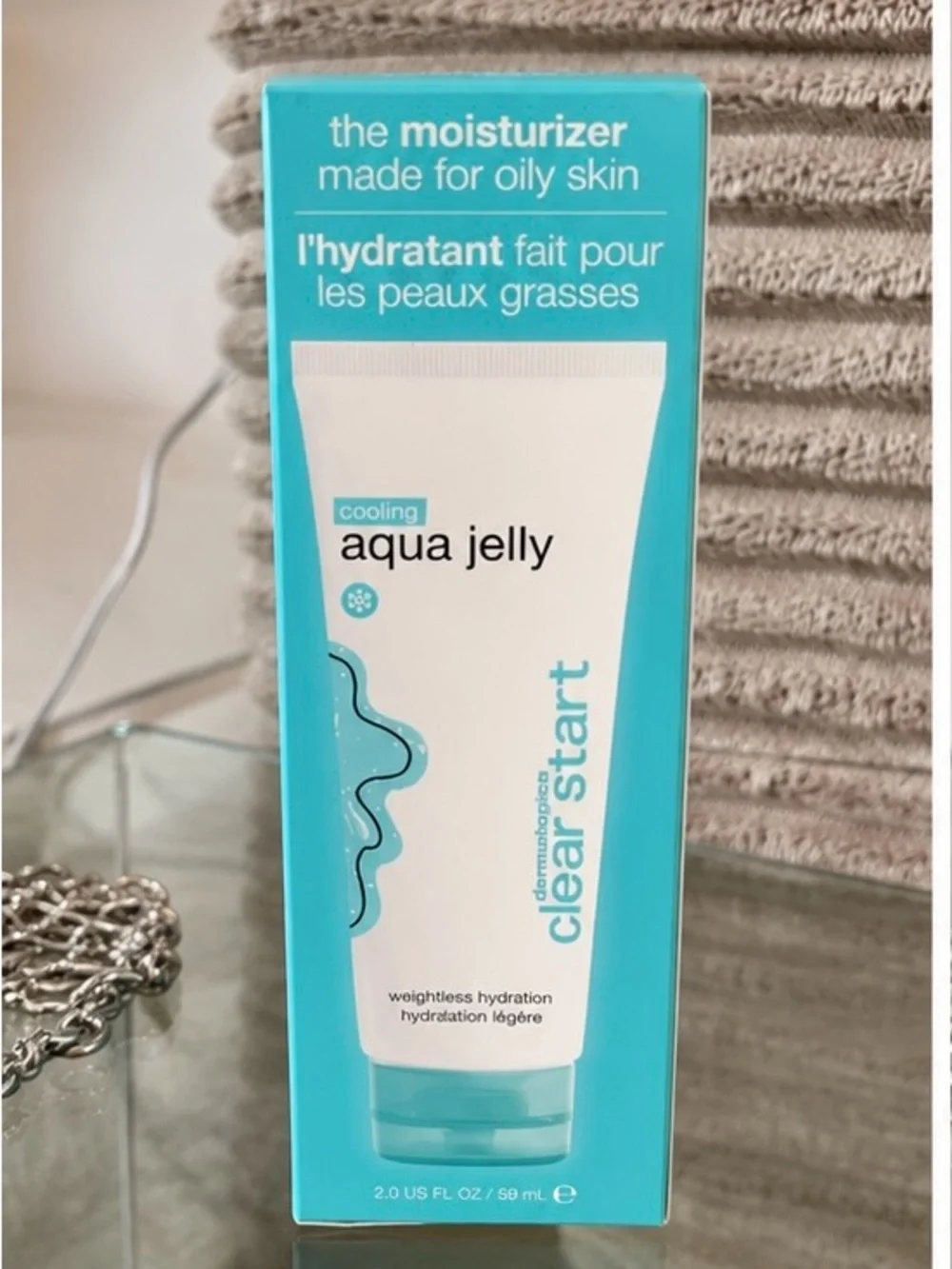 dermalogica Clear Start Aqua Jelly Moisturizer - Blue and White